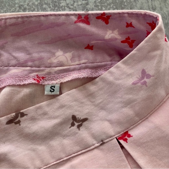 Retro Pin-Up Style A-Line Skirt in a Japanese Inspired Cherry Blossoms Print, S - Picture 5 of 10